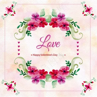 时尚水彩花艺术的抽象元素背景