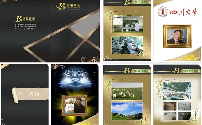 皮革画册图片cdr矢量模版下载