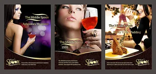 国外餐厅海报模板