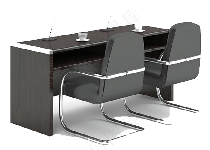 办公桌max素材模板下