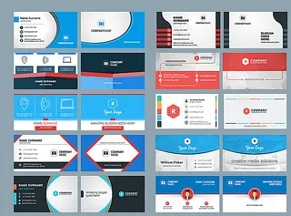 时尚商务名片图片