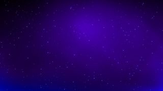 在空间运动的背景紫色的天空中闪烁的...
