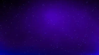 在空间运动的背景紫色的天空中闪烁的...
