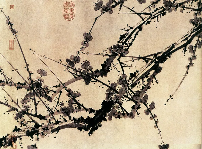 春消息图c 花鸟画 中国古画_01...