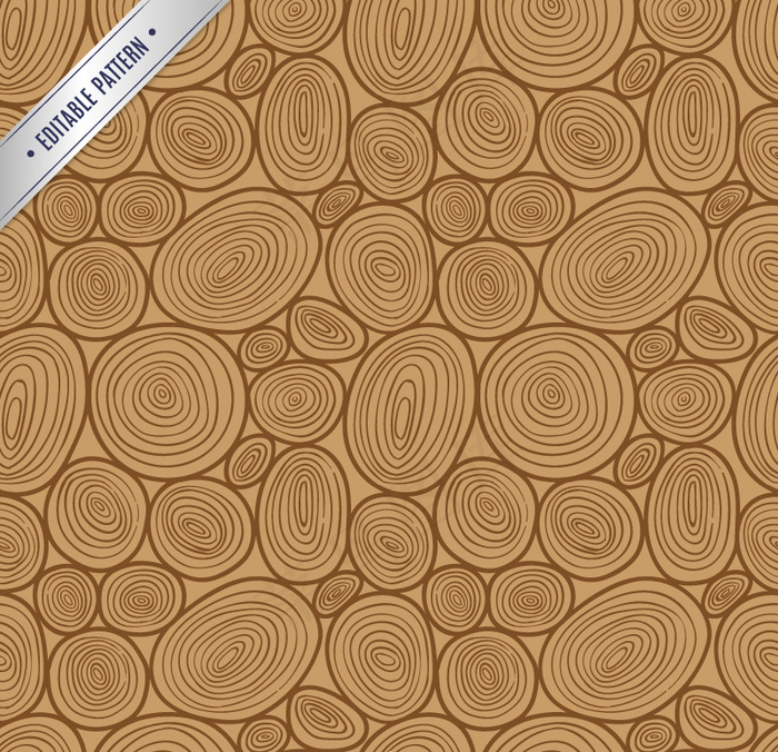 创意木头年轮无缝背景