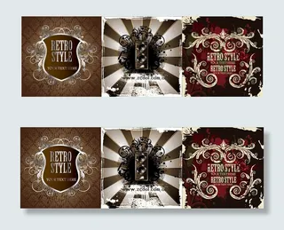 3大陆花纹矢量素材屏蔽扬声器