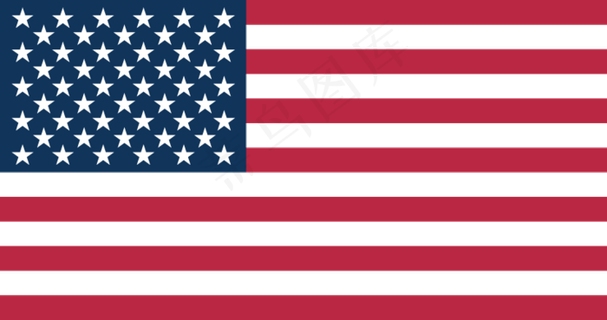 美国国旗矢量图