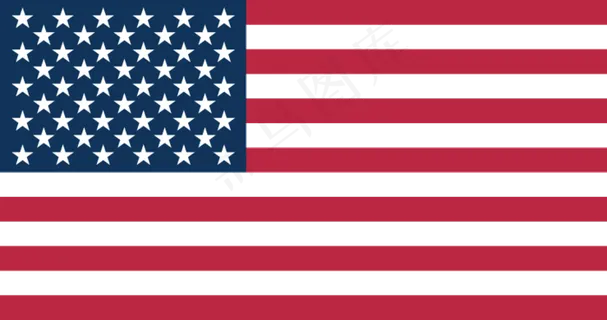 美国国旗矢量图