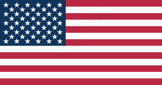 美国国旗矢量图