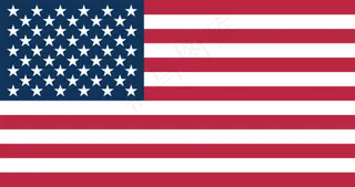 美国国旗矢量图