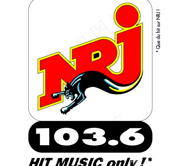 NRJ 103 6 logo设计欣...ai矢量模版下载