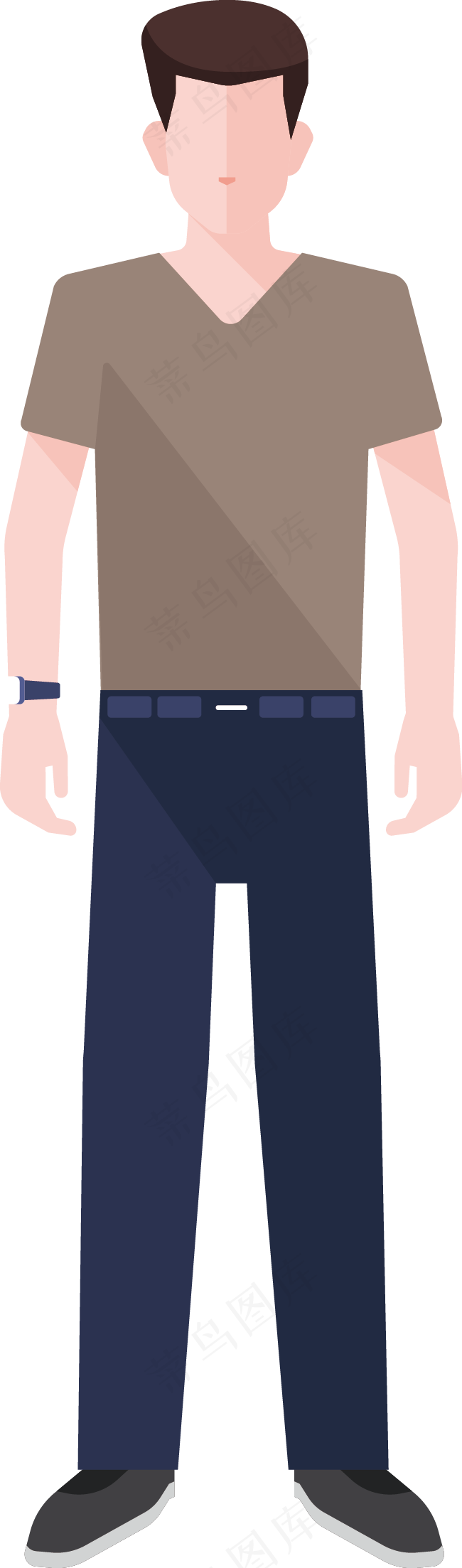 ppt人物卡通人物透明免抠png