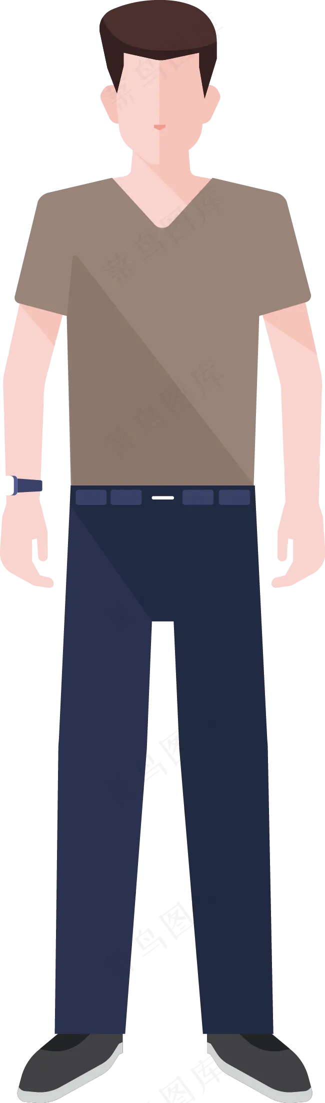 ppt人物卡通人物透明免抠png