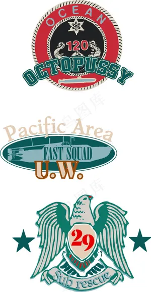 最新矢量花纹雄鹰