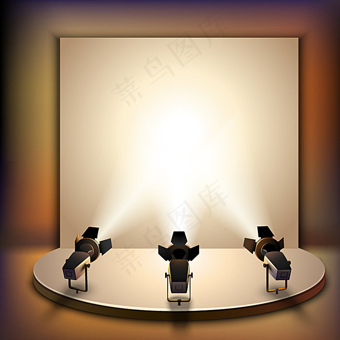 闪亮聚光灯背景图片