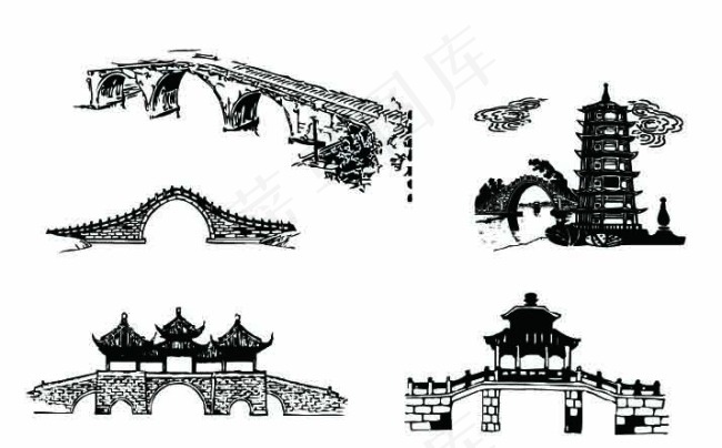 古典线型psd模版下载