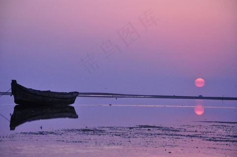 海上日出图片