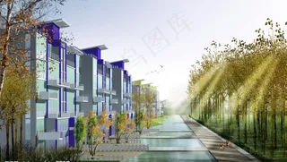 房屋外景效果图图片