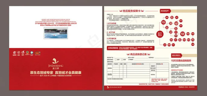 售后保障卡设计矢量素材