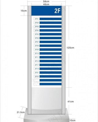 楼层指示牌图片