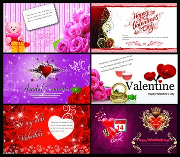 情人节贺卡设计PSD素材
