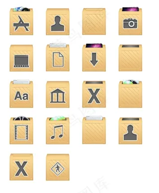 邮箱风格电脑图标下载