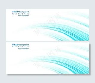 蓝色动感线条图片