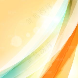 黄色炫彩光线光效背景矢量素材