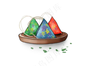 端午节手绘传统香包端午节手绘传统香包,免抠元素