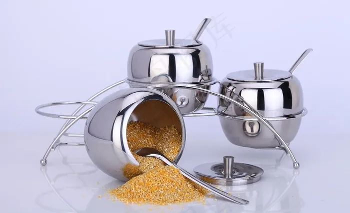 调味瓶 勺子 叉子图片