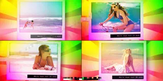 七彩缤纷的假日记忆AE相片模板