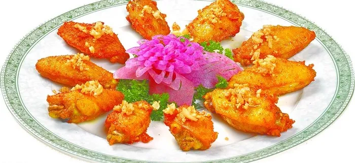 金牌蒜香翅图片psd模版下载