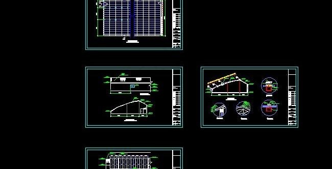 北方某温室大棚建筑设计图纸