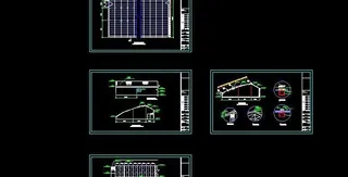 北方某温室大棚建筑设计图纸