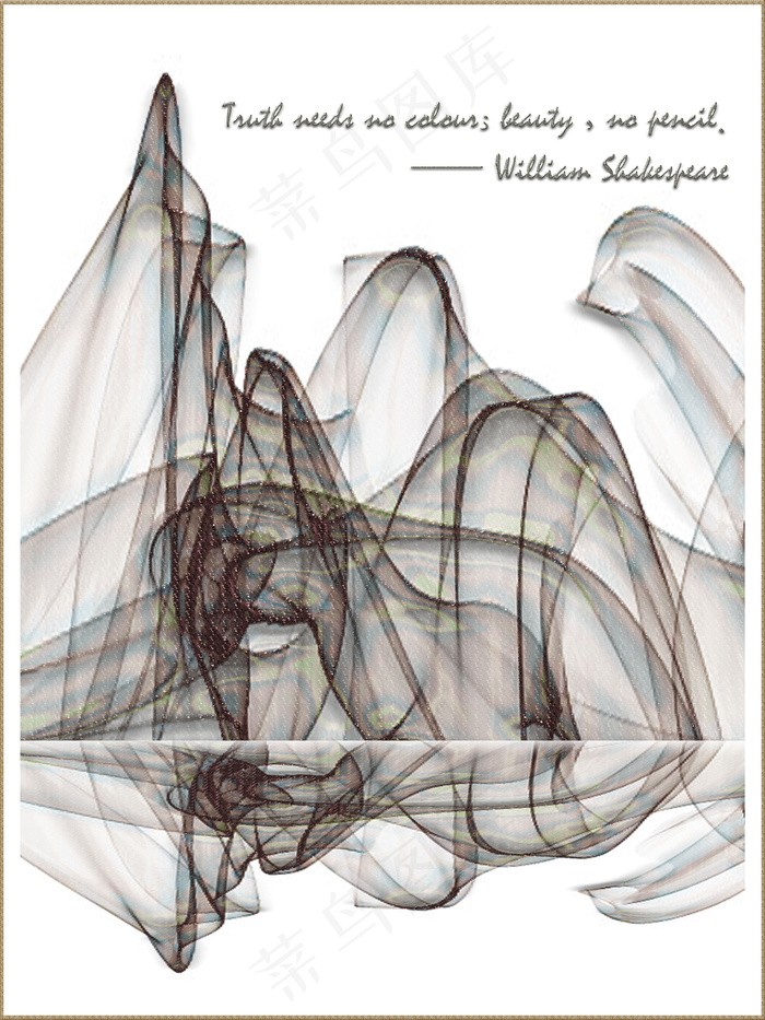 现代简约新中式北欧装饰画创意抽象意...