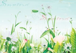 精美春天气息海报设计