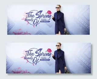 淘宝女装新款上新毛呢大衣海报