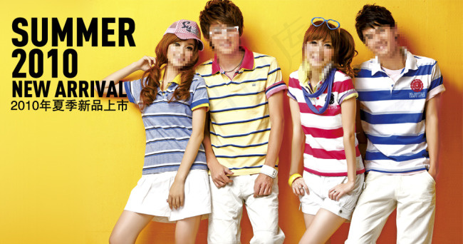 夏季服装广告图