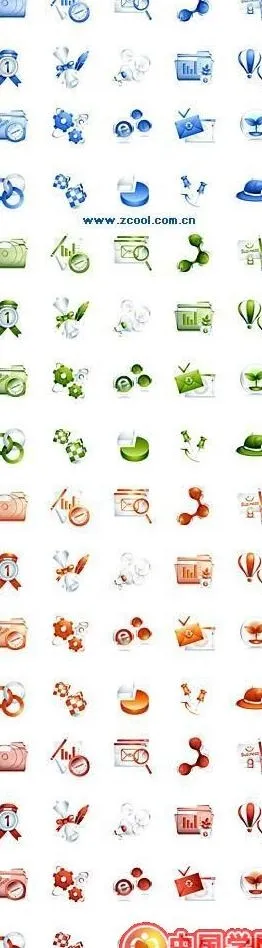 实用多色彩网页设计图标矢量素材-2...ai矢量模版下载