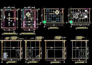 一层污物兼消防电梯前室,医生办公室...