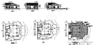 某临水茶室结构详图