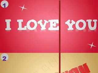 ILOVEYOU字体创意