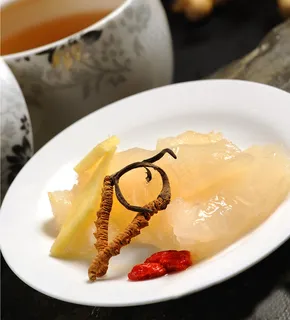 冬虫草炖花胶图片 冬虫草炖花胶图片