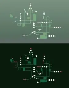 无花植物的图形eps,ai矢量模版下载