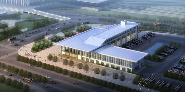 建筑鸟瞰图图片