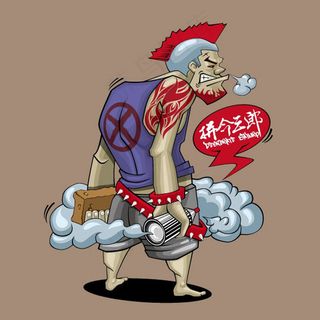 位图 插画 水浒传 石秀 色彩 免...