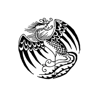 清代凤凰矢量图