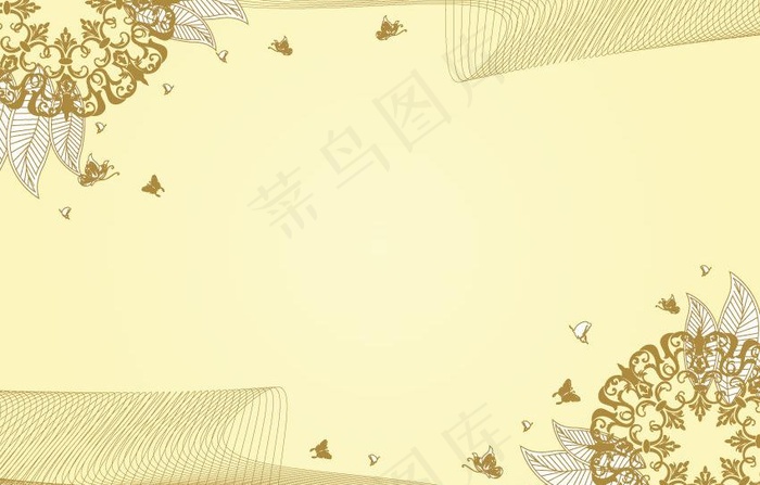 花纹边框图片eps,ai矢量模版下载