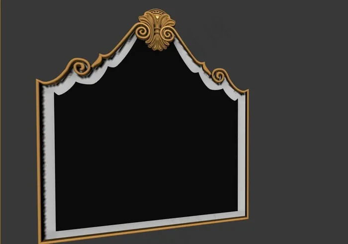 欧式镜框模型图片