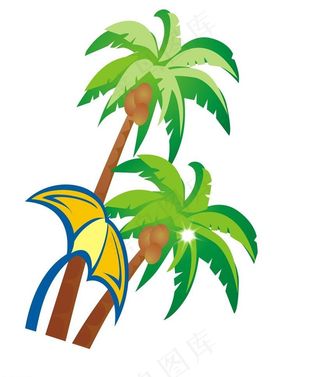 矢量图形 椰子树图片